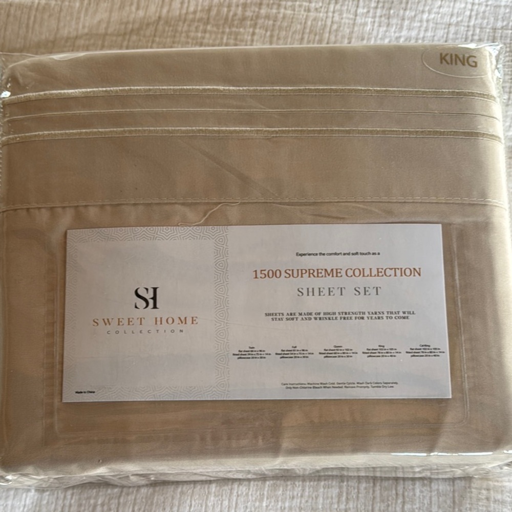 Sweet Home Collection King Sheet Set